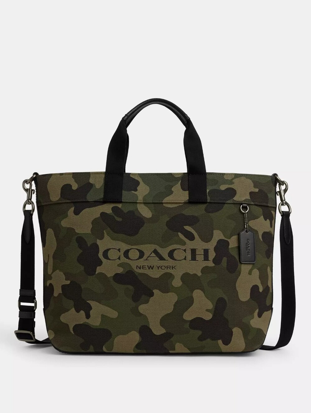 Coach Tote 38 In Camo Print